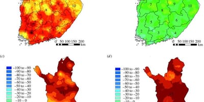 Mapa de Finlandia clima